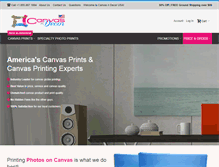 Tablet Screenshot of canvasndecor.com